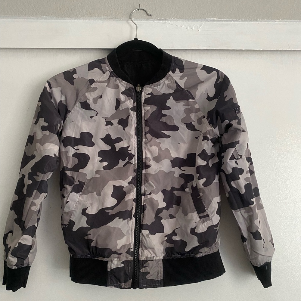 Boys reversible bomber jacket